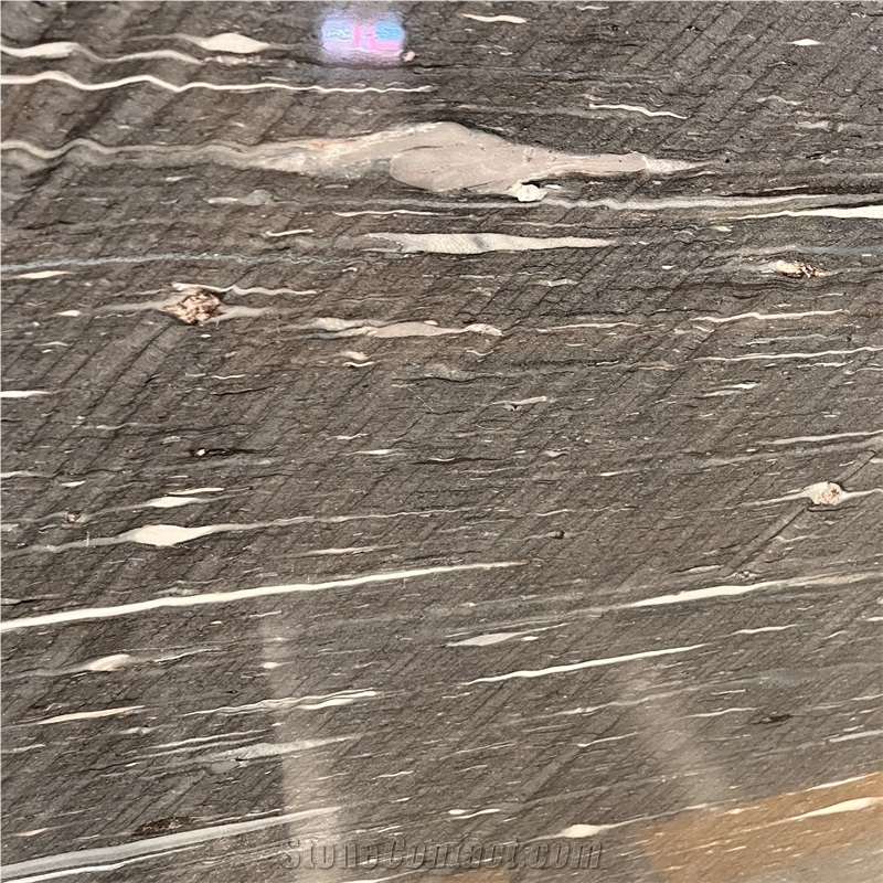 Polished Brown Silk Quartzite Slabs For Wall Tiles