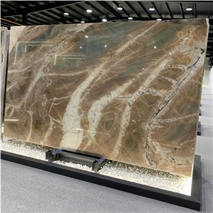 Polished Slabs Volupia Red Quartzite For Wall And Floor Tile