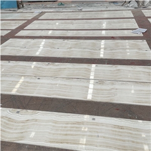 Polished White Tiger Onyx Slabs For Villla Wall Tiles Design