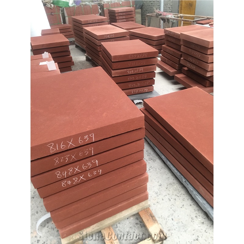 Red Sandstone For Exterior Wall Cladding