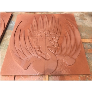 Red Sandstone For Exterior Wall Cladding
