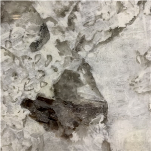 Snow Mountain Blue Granite Slabs For Bookmatch Wall Tiles