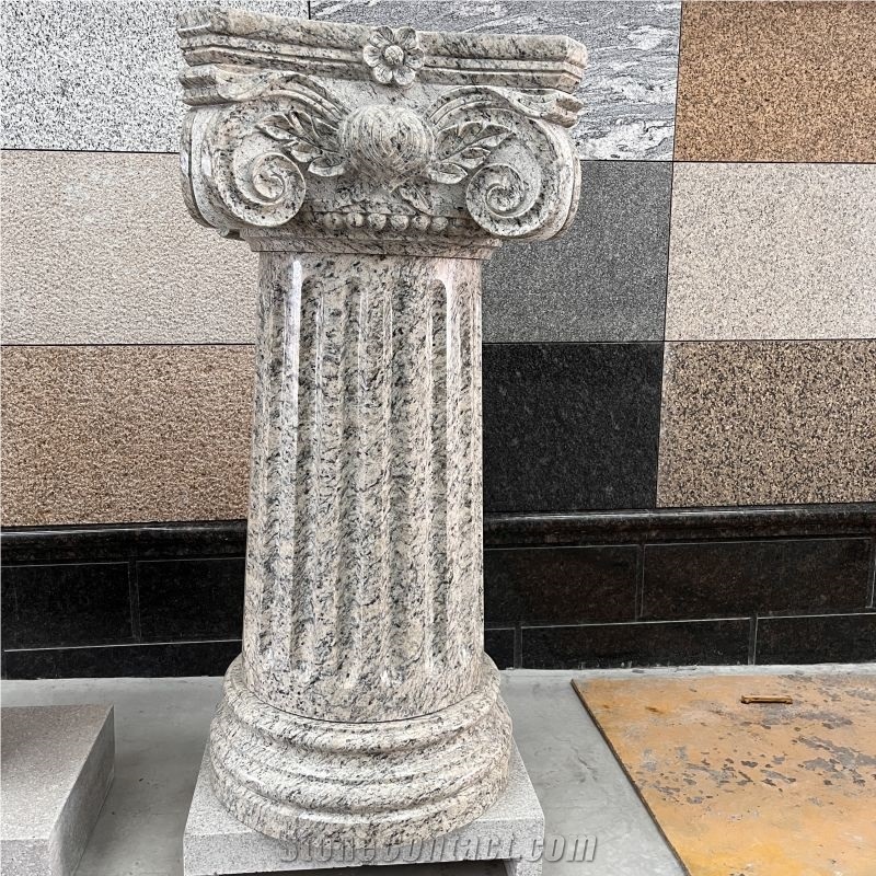 Top Quality Hand Carved Granite Column For Sale Stone Pillar
