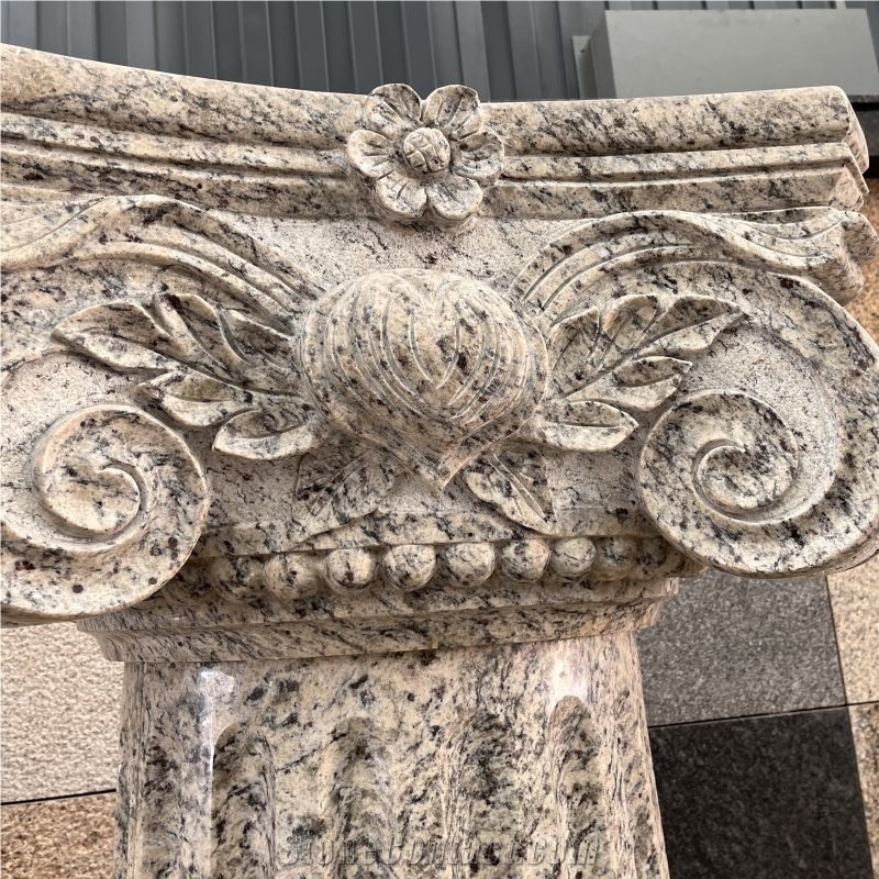 Top Quality Hand Carved Granite Column For Sale Stone Pillar