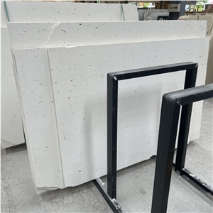 White Cheese Fontbelle Limestone Slab & Tile Wall Cladding