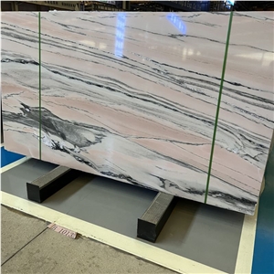 Wholesale Katni Pink Marble Tiles For Hotel Wall Project