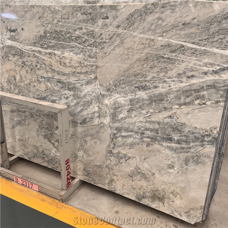 Wholesale Polished Amazonia Brown Marble Slab For Wall Tiles