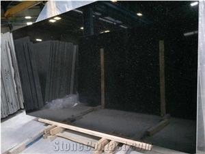 Black Galaxy Granite Blocks , Quarry  , India