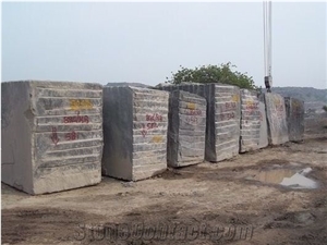 Black Galaxy Granite Blocks , Quarry  , India