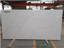 Vq8089 - Calacatta Collections Vietnam White Quartz Slabs