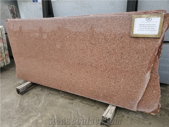 Hot Offer  Vietnam Red Binh Dinh Granite Slab