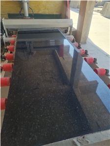 Ash Black Granite Slabs
