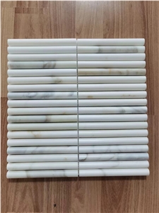 Marble Calacatta Gold Trapezoid Tiles Stone Hexagon Mosaic