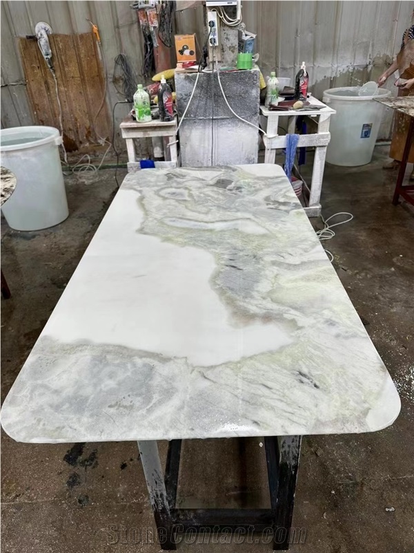 Marble Restaurant Table Tops Stone Dover White Cafe Work Top