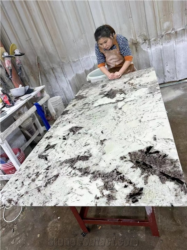 Marble Restaurant Table Tops Stone Dover White Cafe Work Top