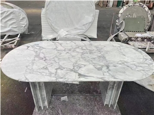 Stone Restaurant Table Tops Blue Travertine Coffee Table Top