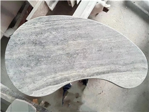 Stone Restaurant Table Tops Marble Carrara Dining Table Top