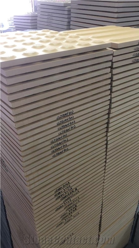 Fullbody Porcelain Tactile Paving Set Truncated Domes Bars