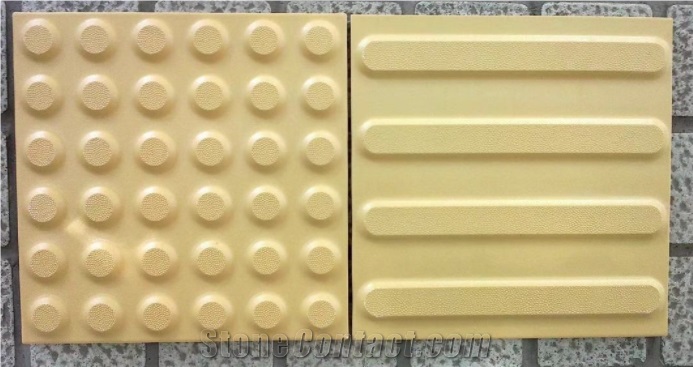 Fullbody Porcelain Tactile Paving Set Truncated Domes Bars