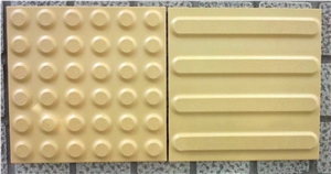 Porcelain Tactile Paving Set Fullbody Yellow