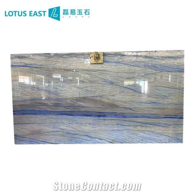 Polished Azul Macaubas Quartzite Slabs
