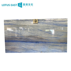 Polished Azul Macaubas Quartzite Slabs Polished Azul Macaubas Quartzite Slabs