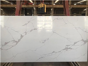 Carrara White Quartz Slabs Engineered Stone Slabs