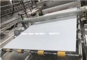 Super White Engineered Stone Artifiical Marble Slabs