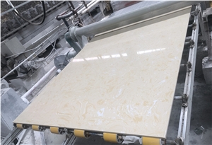 Super White Engineered Stone Artifiical Marble Slabs