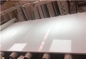 Super White Engineered Stone Artifiical Marble Slabs