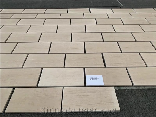 Mocha Cream Beige Limestone Wall Panels/Tiles Polished/Honed