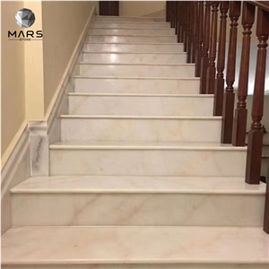 Chinese Carrara Guangxi White Marble Slab For Decoration