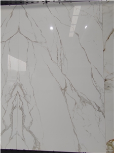 Bookmatch Calacutta Nano Stone Slab, Cararra Slab