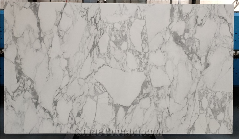 Snow White Nano Glass Stone Slabs