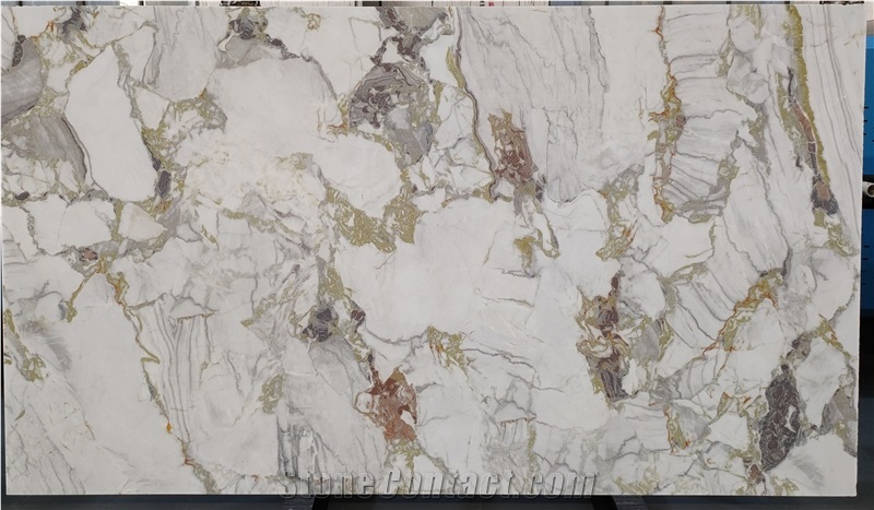 Snow White Nano Glass Stone Slabs