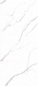 12Mm Polished Calacatta White Sintered Stone Slab For Floor