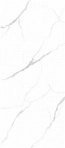 12Mm Polished Calacatta White Sintered Stone Slab For Floor