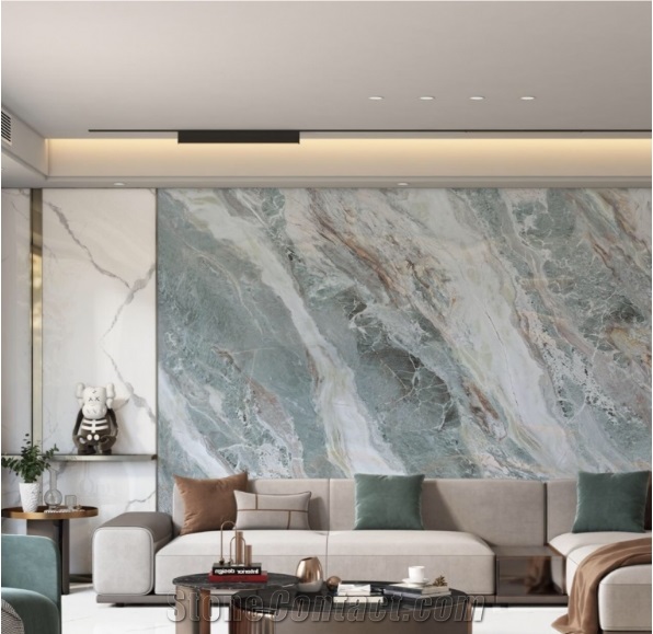 2023 New Products Imperial Green Sintered Stone Slabs