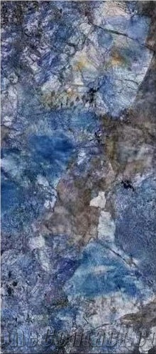 9Mm Blue Sintered Stone Slabs For Interior Wall Cladding