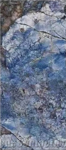 9Mm Blue Sintered Stone Slabs For Interior Wall Cladding