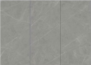 9Mm Cement Grey Sintered Stone For Flooring And Walling