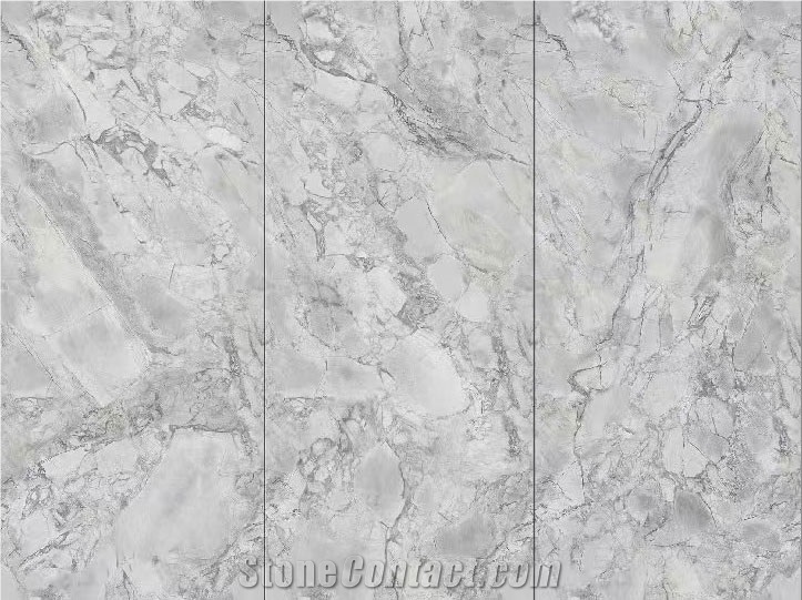 9Mm Grey Artificial Sintered  Stone For Interior  Walling