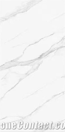 9Mm Polished Calacatta White Sintered Stone Tiles For Wall