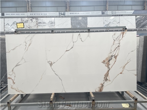 Calacatta Gold 9Mm&12Mm Sintered Stone Big Slabs