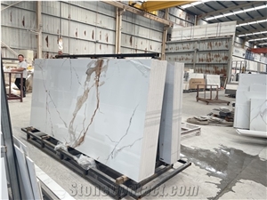 Calacatta Gold 9Mm&12Mm Sintered Stone Big Slabs