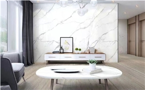 China Good Price Calacatta White  Sintered Stone Tiles