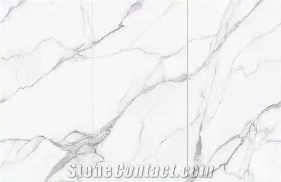 China Good Price Calacatta White  Sintered Stone Tiles