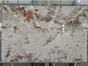 Polished 9MM Belle Gold Sintered Stone Slab
