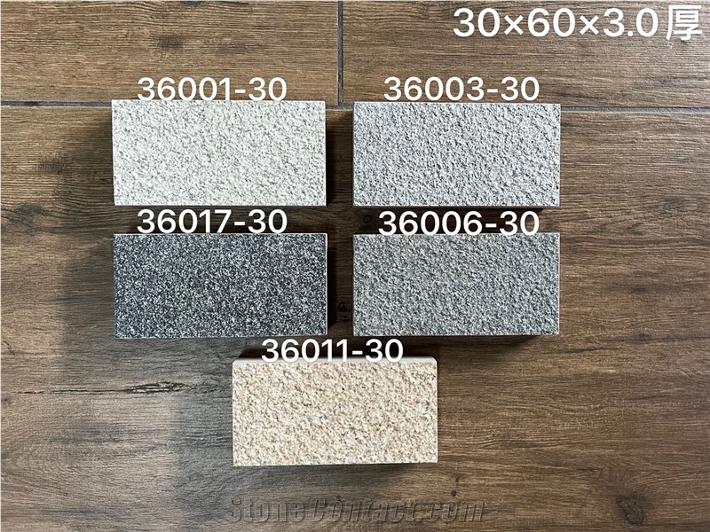 Artificial Stone Paving Tiles Polished Flamed 3Cm,Conglomerate Stone