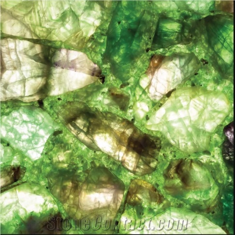 Fluorite Semiprecious Stone Slabs